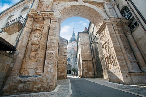 Besancon Porte Noire Rue de la Convention Besancon Porte Noire Rue de la Convention