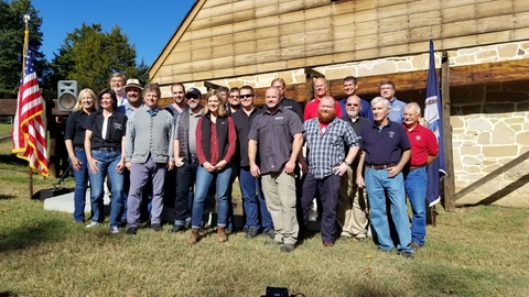 American whiskey producers at George Washington Distillery