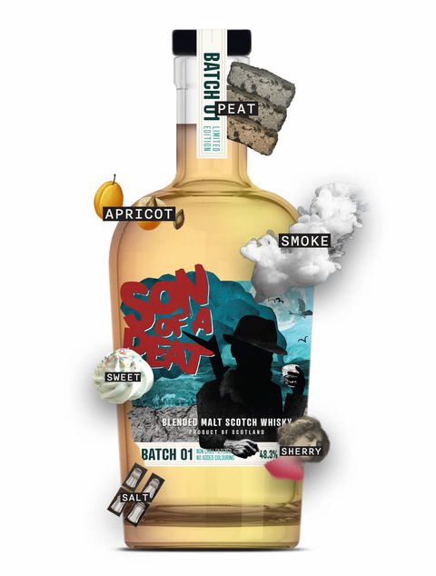 Flaviar private label Son of a Peat blended Scotch whisky - Booze & Baubles Holiday Gift Guide