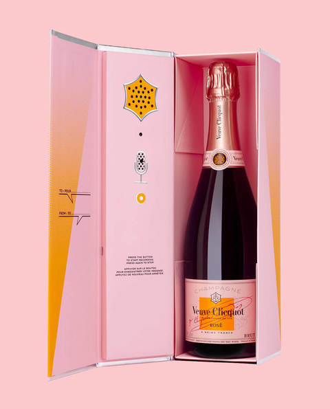 Veuve Clicquot Rose Champagne Clicq'Call holiday gift box - Booze & Baubles Holiday Gift Guide
