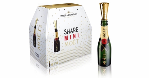 Moët & Chandon Impérial share mini six pack - Booze & Baubles Holiday Gift Guide