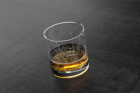 UncommonGreen Topography Maps Barware glassware drinkware - Booze & Baubles Holiday Gift Guide