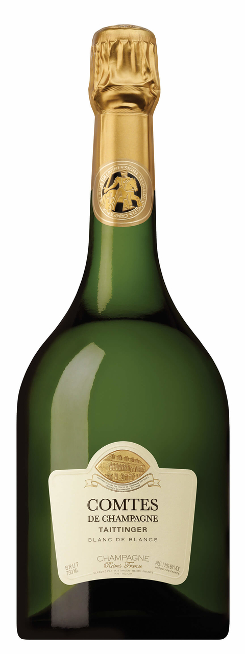 Champagne Taittinger 2006 Comtes de Champagne Blanc de Blancs - 8 Types of Bubbly You & Your Guests Need to Know