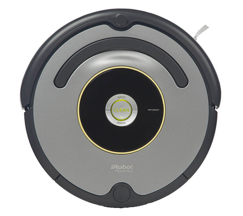 Fig 2: The Roomba has a bump sensor on the front to let it know when it had collided with something.