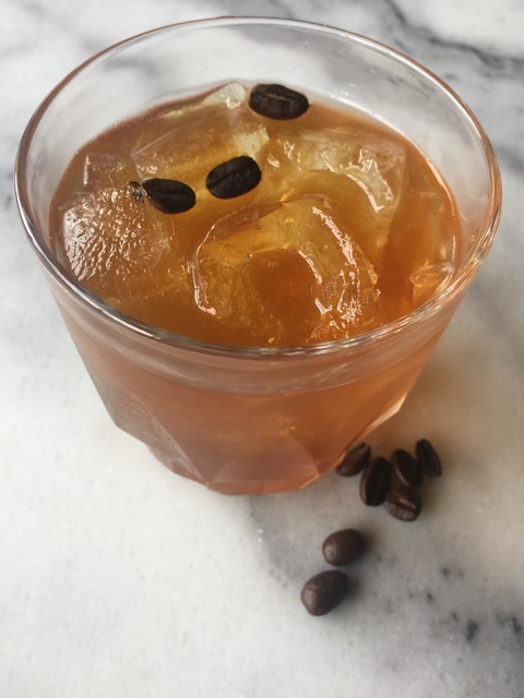 No Cigar coffee cocktail at Stratus Rooftop Lounge in the Kimpton Hotel Monaco - 2018 Kimpton Hotels & Restaurants Culinary & Cocktails Trend Forecast