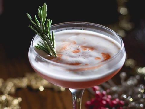 Spiced Cranberry Sour recipe from Behind the Bar - 18 Winter Cocktails for the New Year