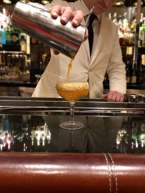 Alpaca Punch cocktail at The Lambs Club - Elevated drink rims