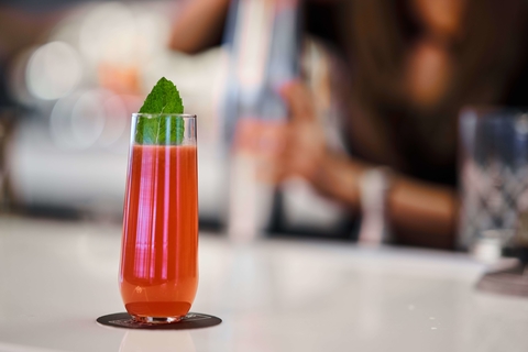 Pederson Punch cocktail from The Terrace at Rooftop at Exchange Place - Super Bowl 52 drink recipes
