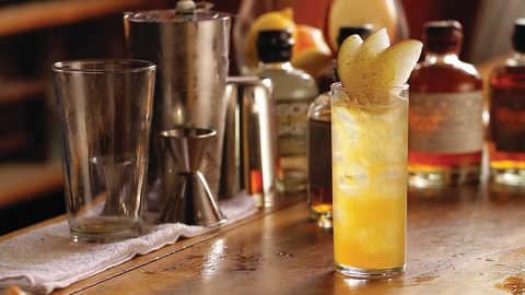 Hudson Safety Sour cocktail by Hudson Whiskey - Super Bowl 52 drink recipes