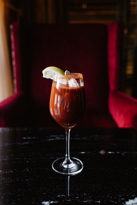 Capitol Mary cocktail at the St. Regis Hotel Washington, D.C. - Bloody Marys with ABV (Anything but Vodka)