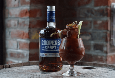 Bourbon Bloody Mary cocktail by Chef Whitney Fontaine - Bloody Marys with ABV (Anything but Vodka)