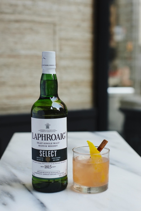 Laphroaig Broadbay Sour cocktail - International Scotch Day recipes