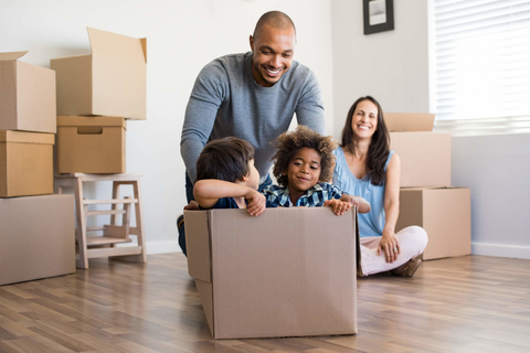 Family moving into new house - Commemorate Life-stage Moments and Build a Loyal Clientele