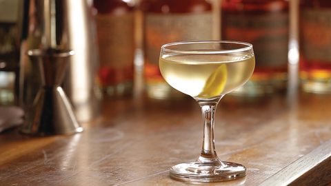 White Manhattan cocktail by Hudson Whiskey - 26 Valentine's Day Cocktails