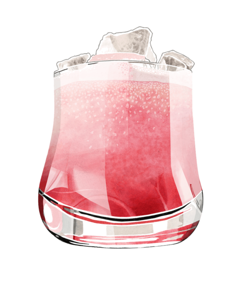Strawberry Mamie Taylor cocktail by Giuseppe Gonzalez of Suffolk Arms in NYC - 26 Valentine's Day Cocktails