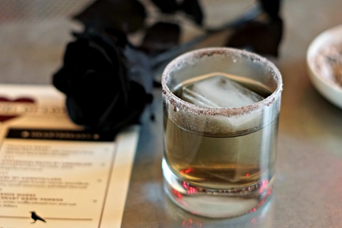 Cask of Amontillado cocktail by Nick Farrell at Iron Gate in Washington, D.C. - This Valentine’s Day Bar Promotion Sets Guests’ Hearts Aflutter