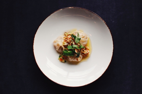 Matzo Ball Soup Dumplings at El Five in Denver, Colorado - How to Curate Your Instagram Presence