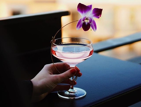 Femme Fatale cocktail at El Five in Denver, Colorado - How to Curate Your Instagram Presence