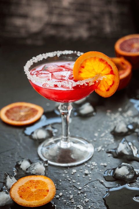 Blood Orange Margarita by Tequila Corralejo - Celebrating National Margarita Day
