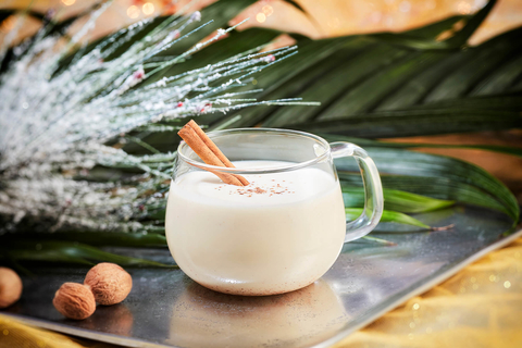 Bacardi Coquito winter cocktail Bacardí Coquito cocktail - 6 Cocktails Dressed in Their Finest Winter White