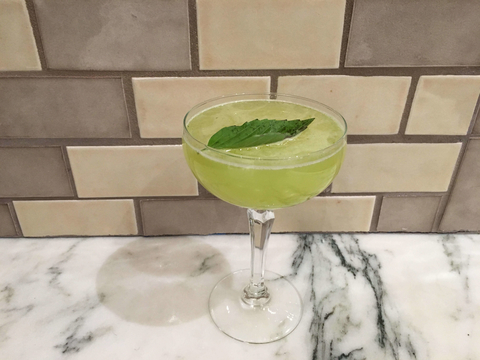 Mezcal Revolution cocktail by Luis Jaramillo at Fifty Restaurant - Jazzed for Juice Banish Your Blender