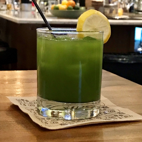 Green Tox cocktail from Honey Salt - Jazzed for Juice Banish Your Blender