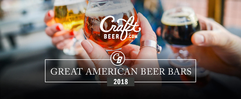 CraftBeer.com 2018 Great American Beer Bars header CraftBeer.com Great American Beer Bars 2018 header