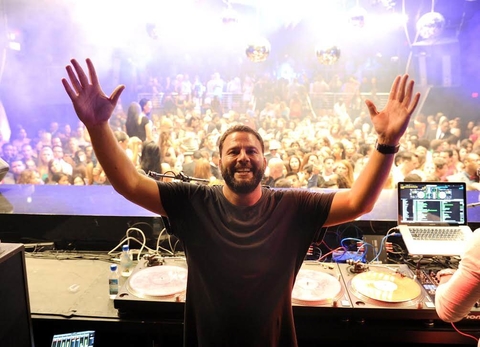 David Grutman inside his nightclub David Grutman in a nightclub