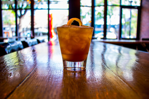 Sierra Norte Mexican Manhattan cocktail -