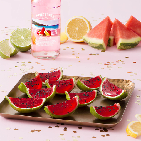 Seagram's Escapes Jamaican Me Happy Watermelon Slice Shooters -