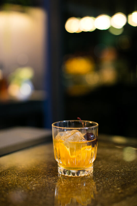 Blade and Bow New Fashioned cocktail