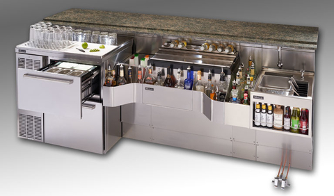 Perlick Corporation Tobin Ellis Pre-configured Cocktail Stations Perlick Tobin Ellis Pre-configured Cocktail Stations PTE68-A, PTE68-B and PTE80-A