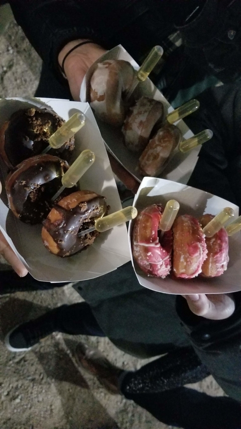 Donuts spiked with whiskey syringes at Stranahan's Distillery - Cult of Mash 6 Limited Edition American Whiskeys