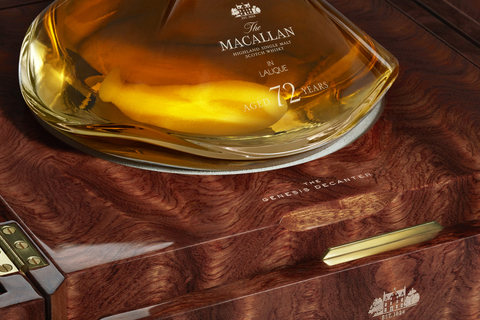 The Macallan 72 Years Old in Lalique, The Genesis Decanter box detail