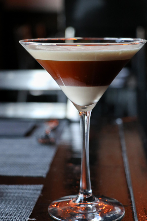 Vietnamese Coffee Martini cocktail at the Black Sheep