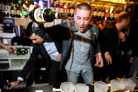 Amaro Montenegro This is Not a Convent bartender pouring drinks