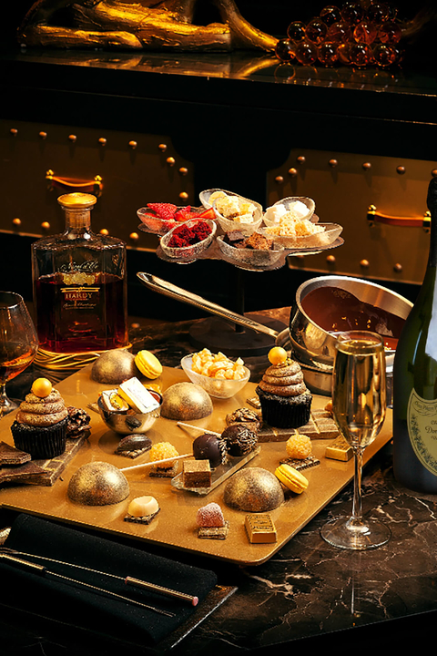 The Chocolate Gold Fondue at Sugar Factory