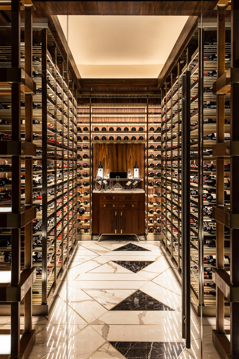 Scotch 80 Prime at Palms Casino Resort whiskey and wine room