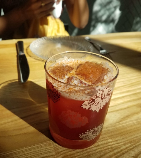 Sol of Texas cocktail by Thomas De La Garza at Pitchfork Pretty