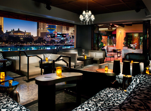 MORE Las Vegas VIP area inside HYDE Bellagio