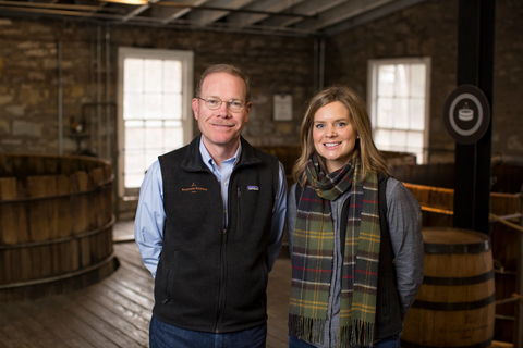 Woodford Reserve Master Distiller Chris Morris and Assistant Master Distiller Elizabeth McCall