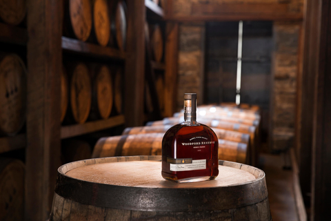 Woodford Reserve Double Oaked on barrel at warehouse