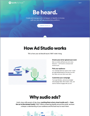 Spotify radio ads