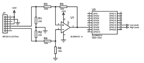 Fig. 4: Schematic diagram of Sensor interface