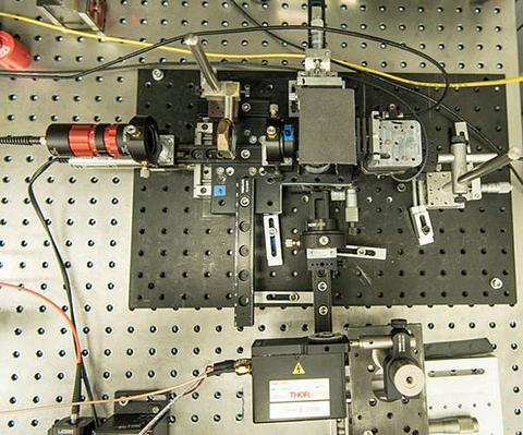 Laboratory configuration of FT spectrometer