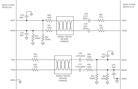 Fig. 4: UART Capacitive Isolation Between Modules.