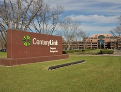 CenturyLink corporate sign outside of an office park