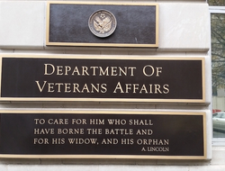 Department of Veterans Affairs--Courtesy of JeffOnWire CC BY 2.0 Veterans affairs sign