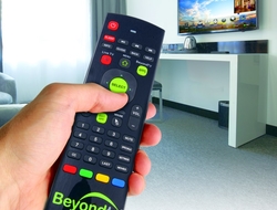 Beyond TV Remote Hotels have struggled to provide guests with the ability to access their own content on the guestroom TV, but the technology is here and the time is now.
