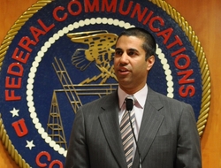 Ajit Pai speaking (FCC) FCC Chairman Ajit Pai